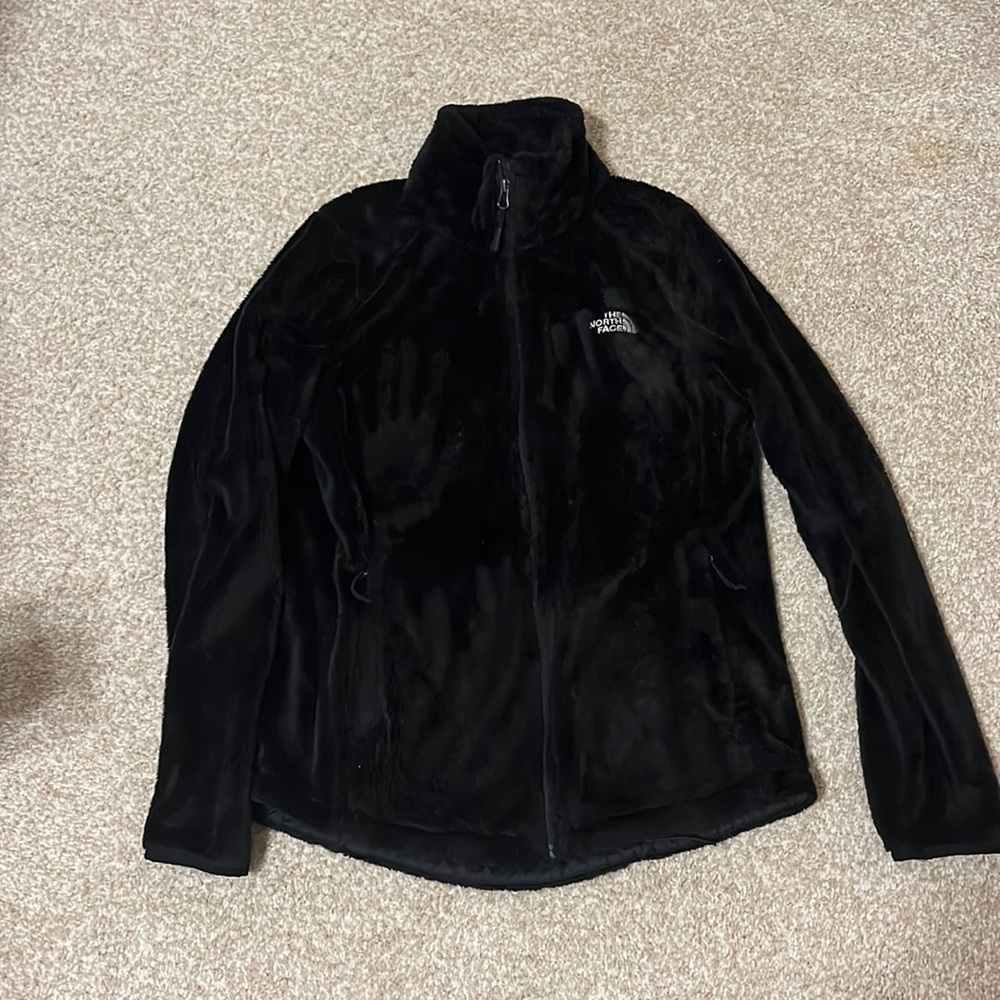 North face plush zip up